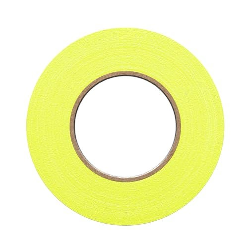 Pro Tapes 1"" Width Protapes Pro Gaff Premium Matte Cloth Gaffer'S Tape With Rubber Adhesive  50 Yds Length X  Fluorescent Yellow (Pack Of 1) - Image 4