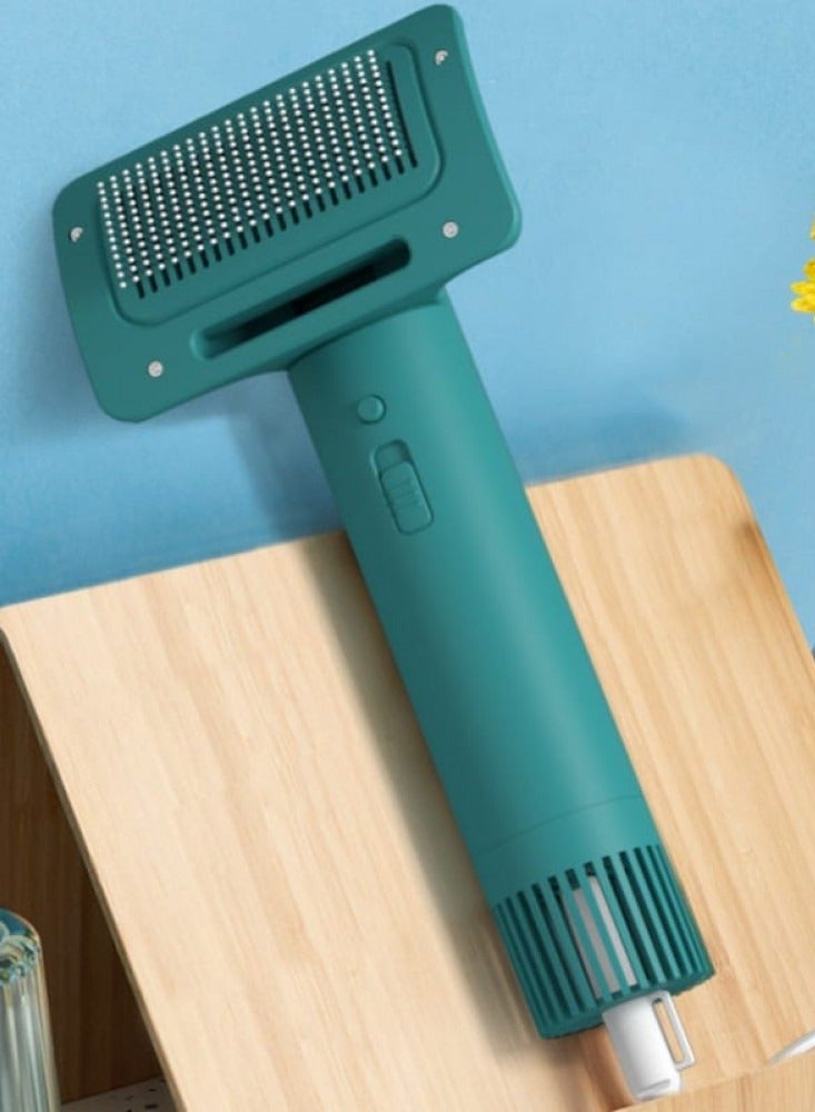GOLDEN CAT HAIR DRYER, & BRUSH IN ONE PET CAT, COMFORTABLE HAIR COMB,DOG PET, HAIR-PULLING DRYER BLOWING COMBING QUICK-DRYING,COMB, BRUSH, - Image 1