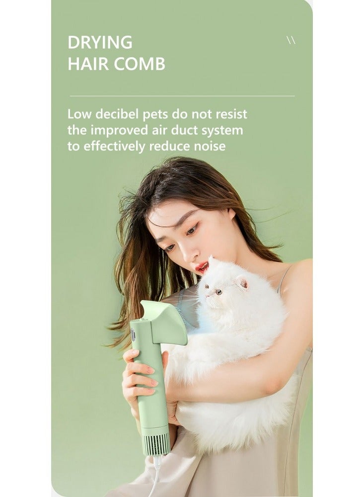 GOLDEN CAT HAIR DRYER, & BRUSH IN ONE PET CAT, COMFORTABLE HAIR COMB,DOG PET, HAIR-PULLING DRYER BLOWING COMBING QUICK-DRYING,COMB, BRUSH, - Image 5