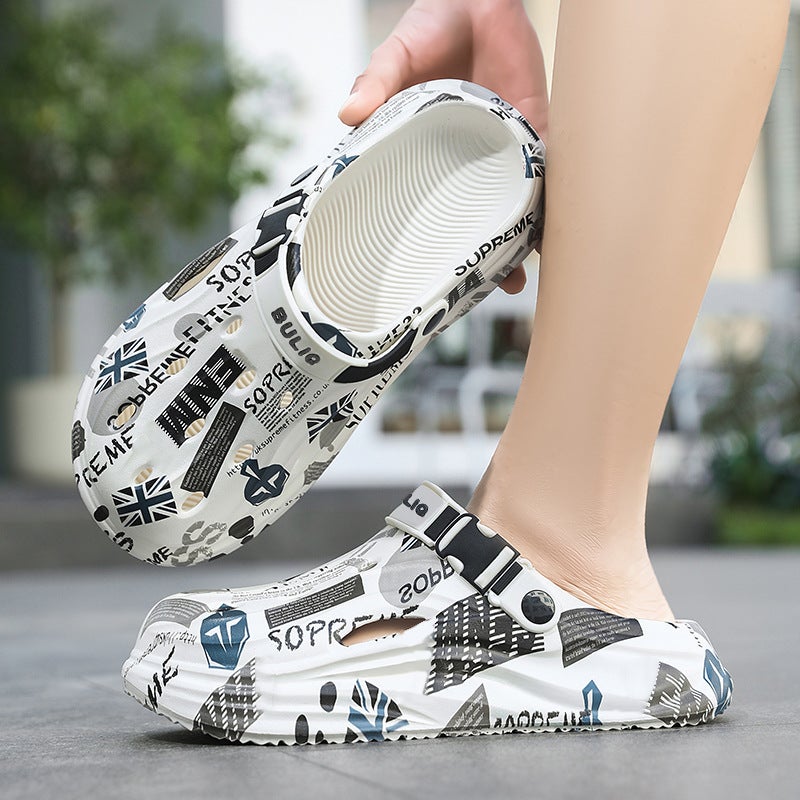 Parent-Child & Couple Style Clogs, Summer Thick-Soled Outdoor Beach Shoes For Boys And Girls, Eva Casual Sandals For Men And Women - Image 5