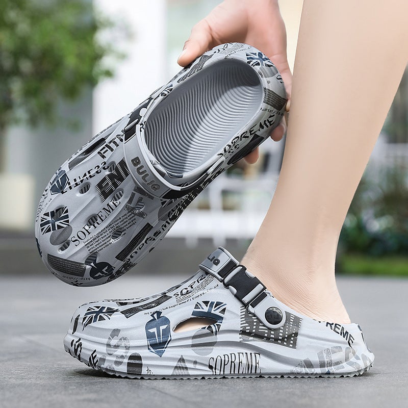 Parent-Child & Couple Style Clogs, Summer Thick-Soled Outdoor Beach Shoes For Boys And Girls, Eva Casual Sandals For Men And Women - Image 4
