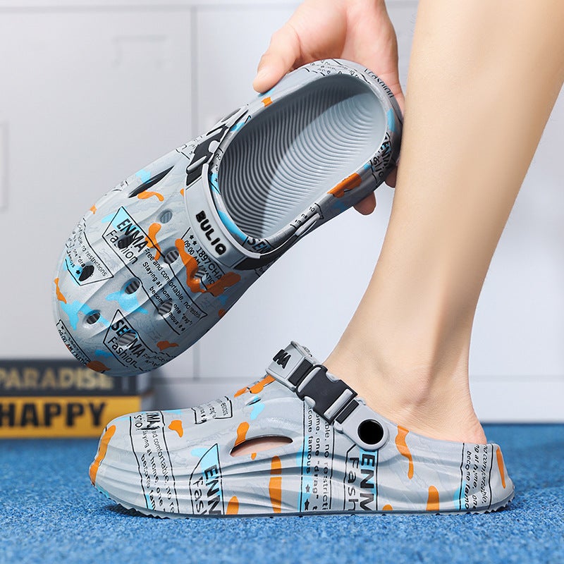 Parent-Child & Couple Style Clogs, Summer Thick-Soled Outdoor Beach Shoes For Boys And Girls, Eva Casual Sandals For Men And Women - Image 1