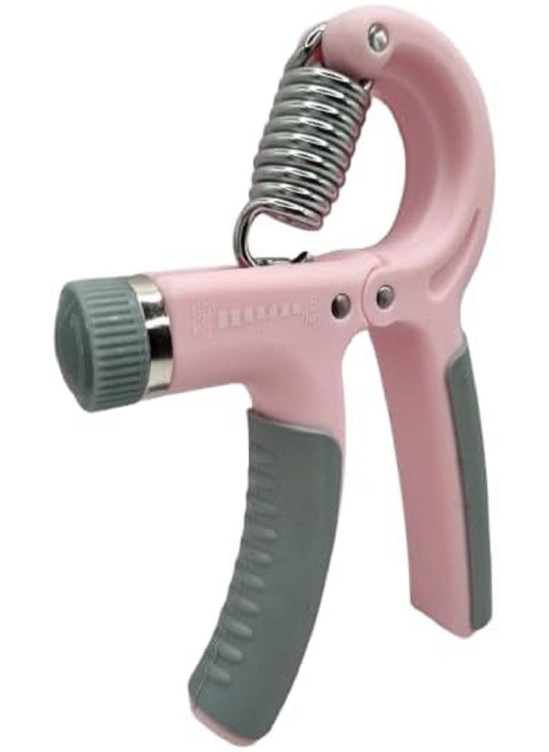 Generic Hand Exerciser Grip for Women Hand Muscle Strengthener Grip Strength Control Reduce and Increase Resistance Pink Color  - Image 1