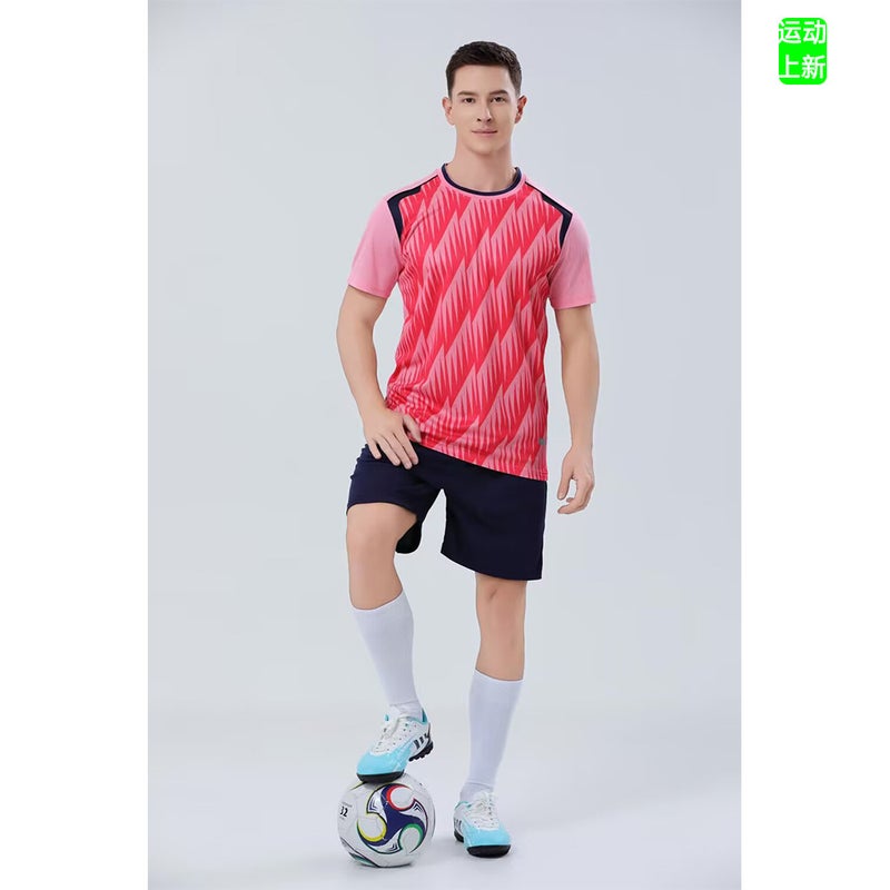 Game Training Uniforms, Sports Team Children'S And Adults' Same Style Jerseys, Quick-Drying Mesh Breathable Patterned Football Uniforms - Image 4