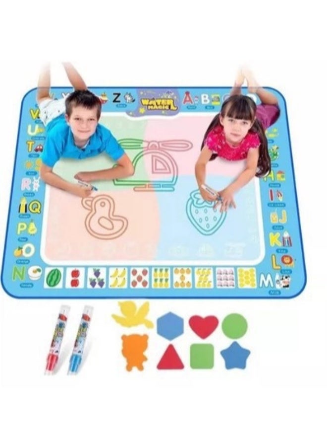 ماء سحري كبير رسم حصيرة مع اثنين من أقلام الرصاص 98 × 75 - Image 1