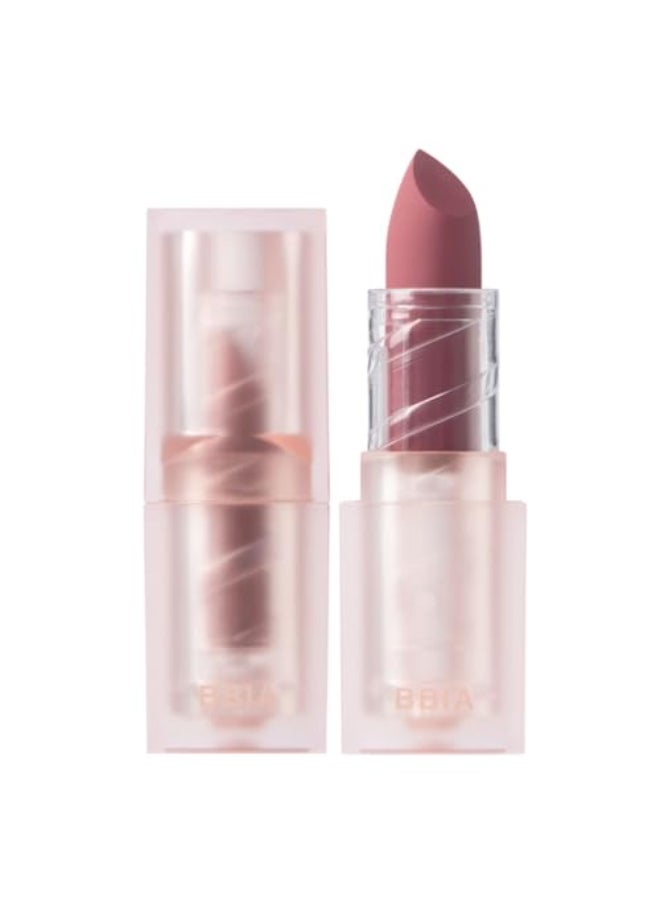BBI@ BBIA BBIA Last Powder Lipstick Series2 Powder Matte Lipstick Full Coverage NonDrying Matte Finish Weightless Velvet Texture LongLasting Lip Makeup MLBB Vegan Korea Lip Makeup 08 EARL GREY - Image 1