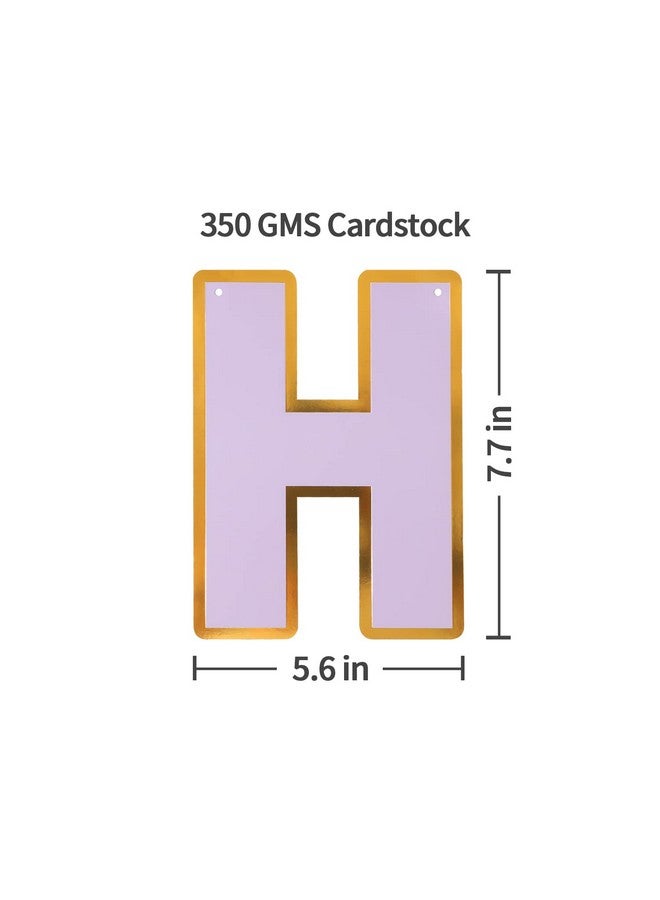 Litaus لافتة عيد ميلاد سعيدة بألوان الباستيل مسبقة التعليق 9 قدم بدون حاجة للتجميع - Image 4