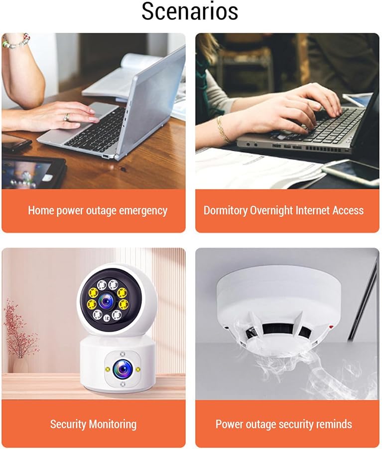 ميني يو بي إس بطارية احتياطية 8000 مللي أمبير 5 فولت 9 فولت 12 فولت 15 فولت 24 فولت إخراج للراوتر مودم مع قابس أمريكي - Image 5