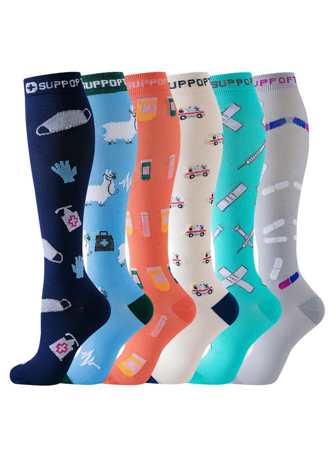 Bluejw Exclusive For New Combination Sports Pressure Socks Outdoor Mountaineering Riding High Elastic Compression Socks Calf Socks  - Image 1