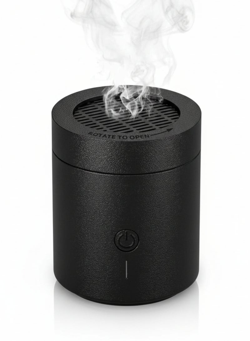 HONTON Electric Incense Burner – Rechargeable USB Bakhoor Diffuser for Car, Home & Office, Arab-Style Aroma Holder - Image 1