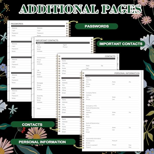 Vondafe 2026-2031 Monthly Planner - 5 Year Planner, July 2026 - June 2031, 9" x 11", 5 Year Calendar 2026-2031 Monthly Planners, Calendar Planners with 60 Months Tabs, Double-Side Pocket, Notes Pages - Image 5