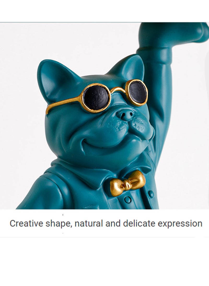 MissTiara Fashion Creative Glasses Dog Shape Decorative Tray Storage Keychain Candy Jewelry Earring Tray Home Decoration  - Image 4