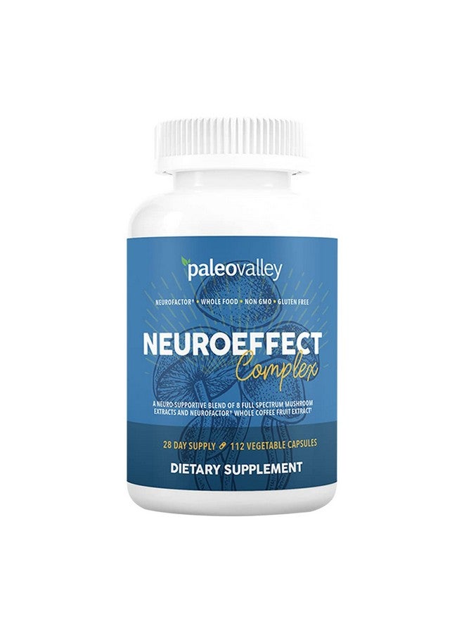 Paleovalley مكمل غذائي قهوة الفطر العصبي Neuroeffect لدعم التركيز والذاكرة والطاقة 28 يومًا من الإمدادات 8 مستخلصات فطر كاملة الطيف ومستخلصات فاكهة القهوة الكاملة - Image 2