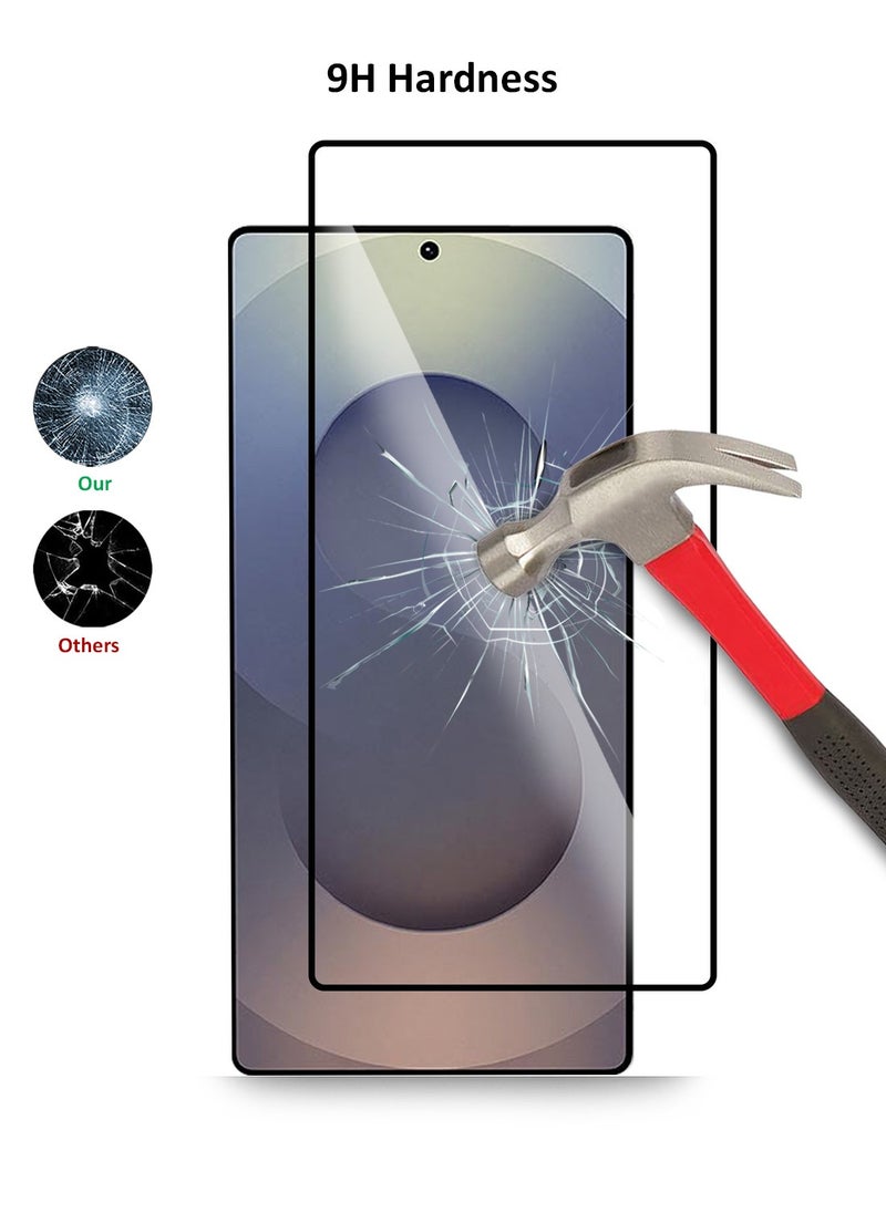 S-TOP - Full Cover 10H Hardness HD Tempered Glass Screen Protector for Samsung Galaxy S25 Ultra 2025 - Anti-Scratch, Anti-Fingerprint, and Bubbles Free Technology - Image 1