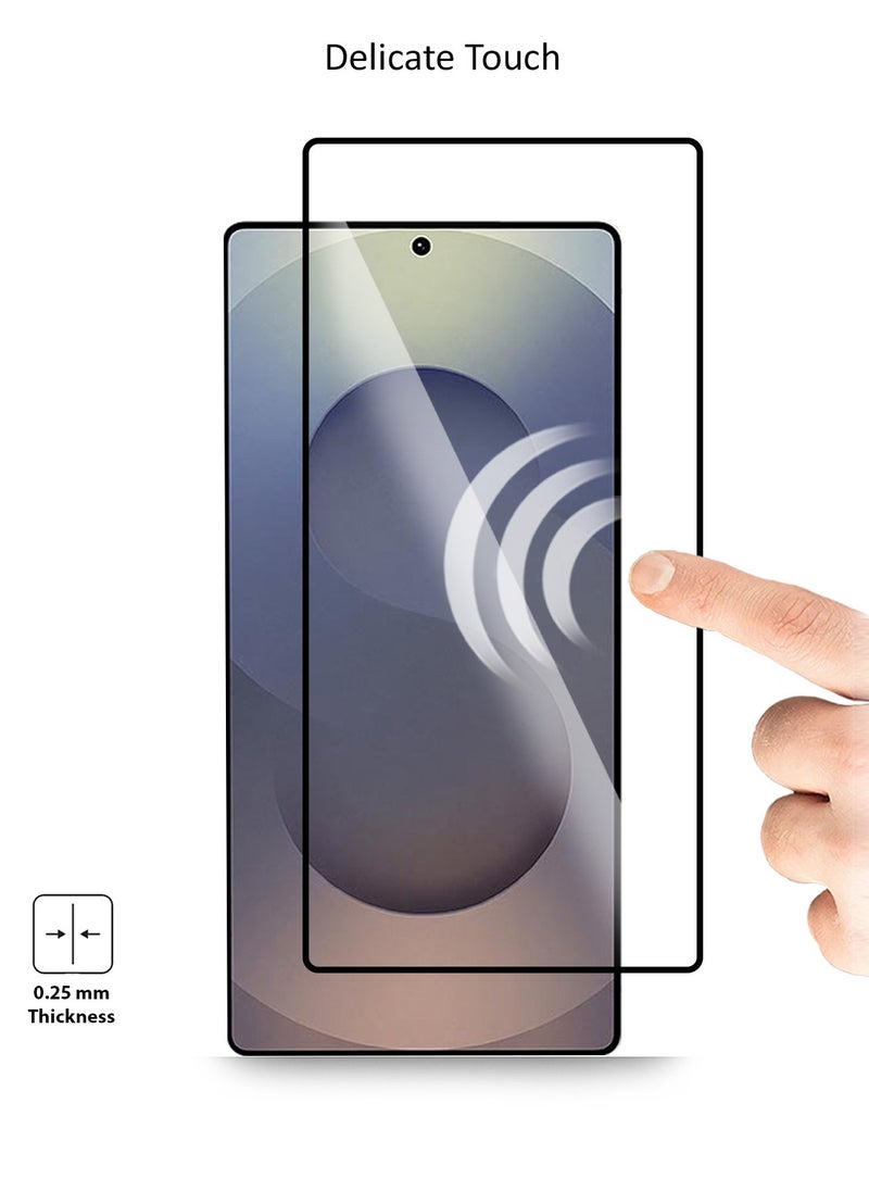 S-TOP - Full Cover 10H Hardness HD Tempered Glass Screen Protector for Samsung Galaxy S25 Ultra 2025 - Anti-Scratch, Anti-Fingerprint, and Bubbles Free Technology - Image 1