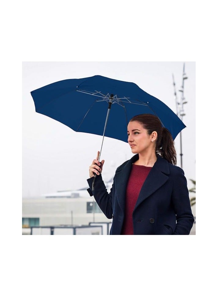 NXT The 42" Arc Heather Spectrum Auto-Open Folding Umbrella, Sturdy Metal Shaft - Image 2