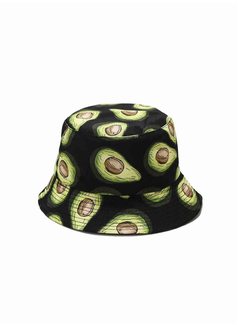 SYOSI - Unisex Print Double Side Wear Reversible Bucket Hat - Image 1
