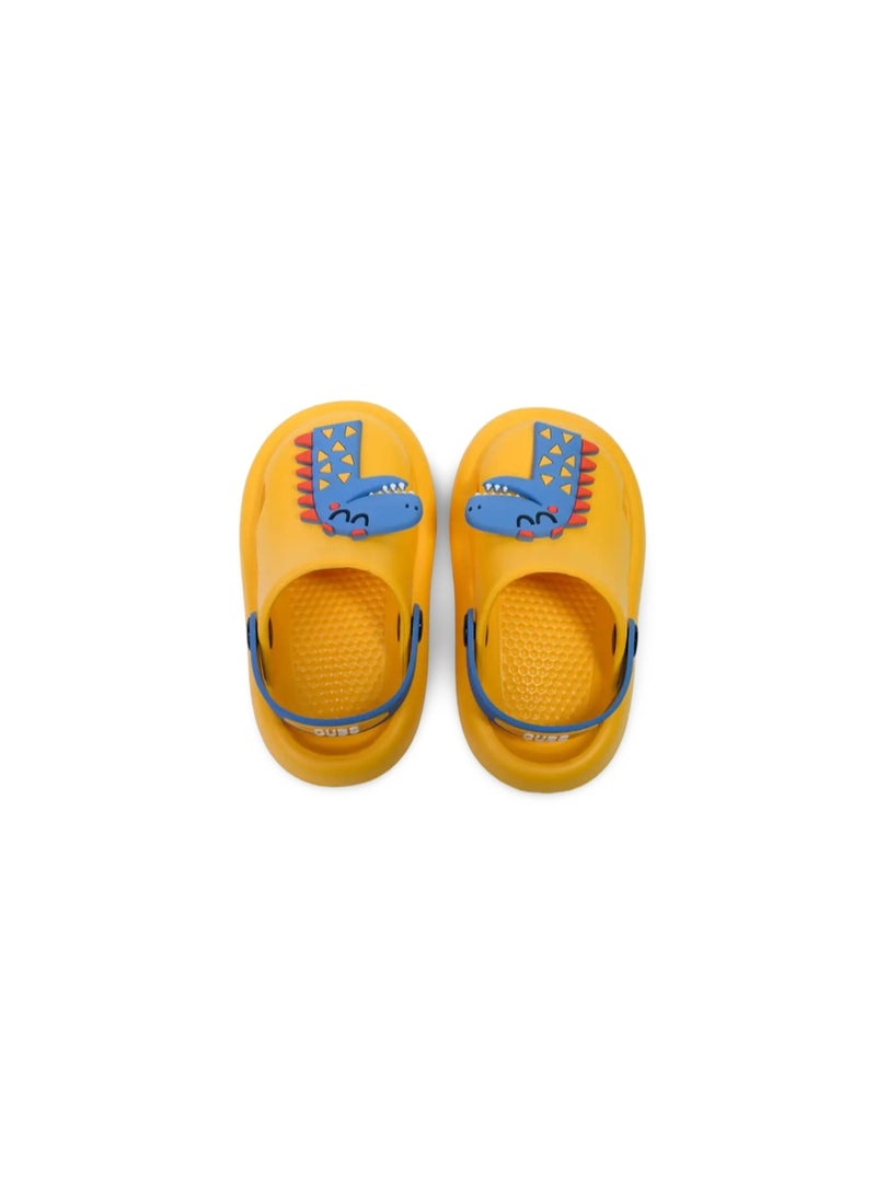 Boys Rubber Clogs – Yellow with Dino Design - Image 5