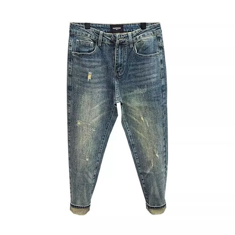 Unisex Classic Denim Jeans Loose Fit Daily Outdoor Wear - Image 4