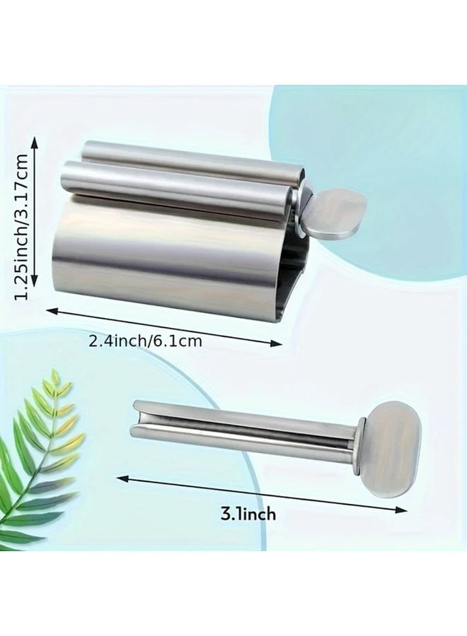 3pcs Toothpaste Tube Squeezer With Hygienic Holder And Rust Resistant Design - Image 2
