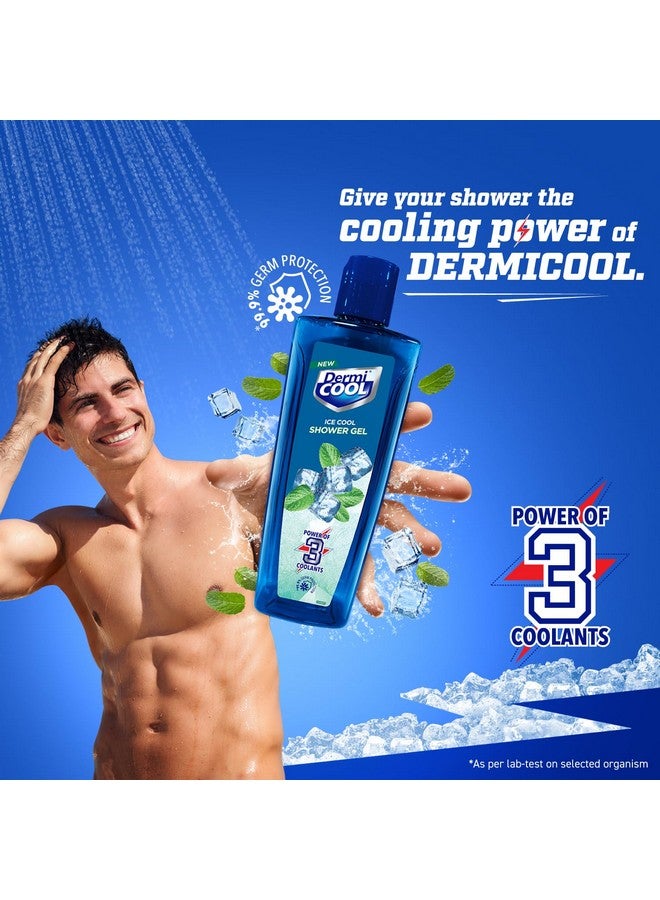 DermiCool Ice Cool Shower Gel 250ml Pack of 3 - Image 4