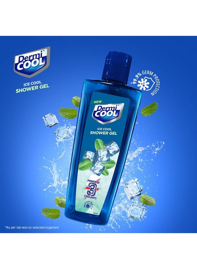 DermiCool Ice Cool Shower Gel 250ml Pack of 3 - Image 2