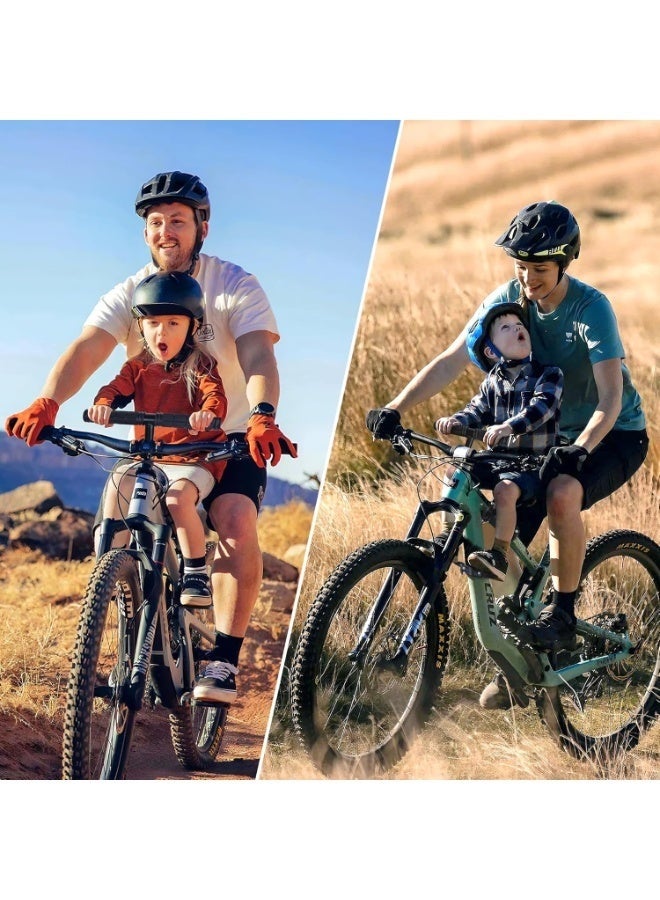 Arabest Kid Bike Seat, Front Mounted, Compatible with All Adult Mountain Bikes, Soft Material, Unisex, One Color, For Parents and Children - Image 4