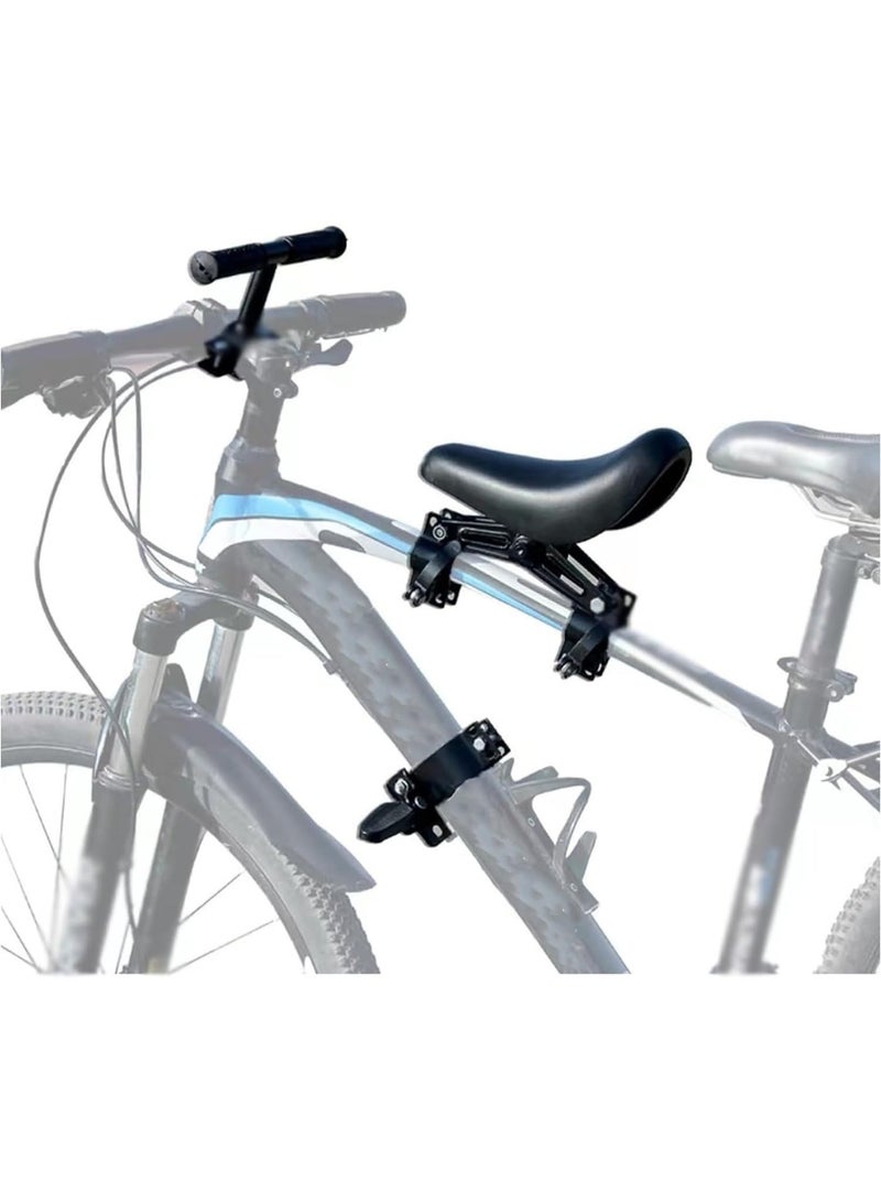 Arabest Kid Bike Seat, Front Mounted, Compatible with All Adult Mountain Bikes, Soft Material, Unisex, One Color, For Parents and Children - Image 1