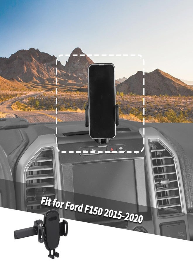 Jimen for F150 Cell Phone Mount, Upgraded Dash Phone Holder Compatible with Ford F150 2015-2020 - Image 2