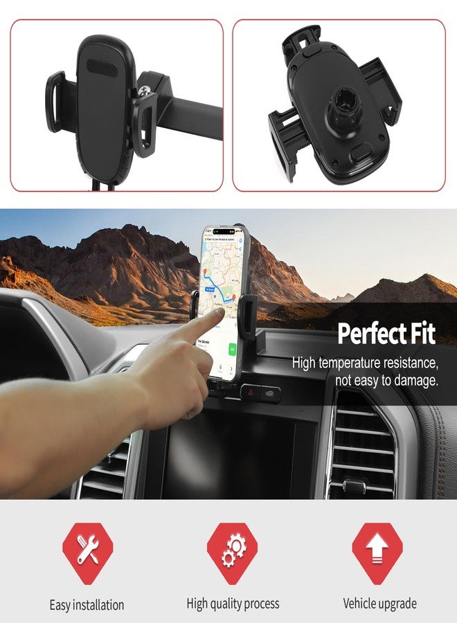 Jimen for F150 Cell Phone Mount, Upgraded Dash Phone Holder Compatible with Ford F150 2015-2020 - Image 4