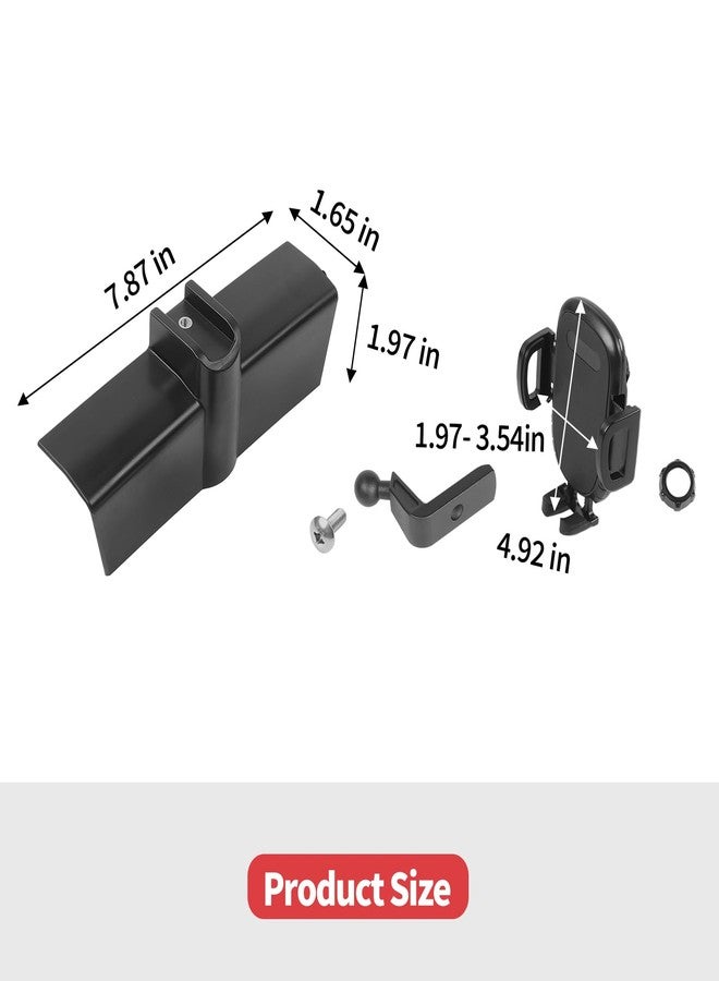 Jimen for F150 Cell Phone Mount, Upgraded Dash Phone Holder Compatible with Ford F150 2015-2020 - Image 3