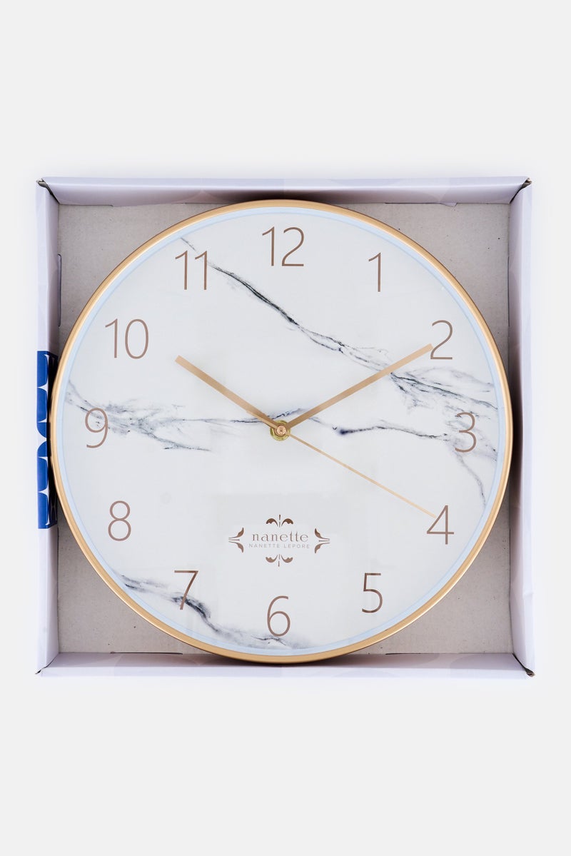 Nanette lepore Plastic Wall Clock, White - Image 1
