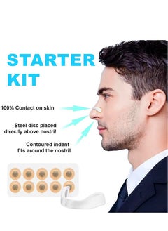 STARTER Snoring Solution for Comfortable and Quieter Sleep Effective to Relieve Snoring Anti Snoring Nose Patch Comfortable Anti Snoring Device Suitable for Hotels Homes Business Travel (white-30pcs)  - Image 3
