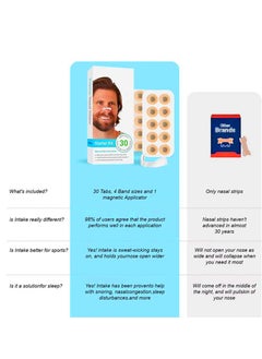 STARTER Snoring Solution for Comfortable and Quieter Sleep Effective to Relieve Snoring Anti Snoring Nose Patch Comfortable Anti Snoring Device Suitable for Hotels Homes Business Travel (white-30pcs)  - Image 5