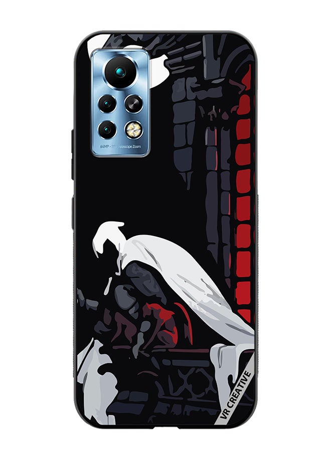 VR CREATIVE Protective Case Cover For Infinix Note 11 Pro Moon Knight Design Multicolour - Image 1