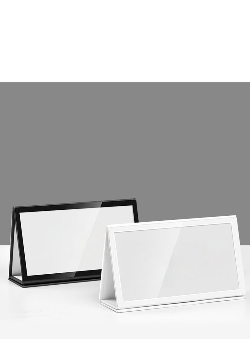 Eckek  2 Pack Desk Name Plate Holder, Special Paper Sign Holder for Table Display, Foldable Nameplate - Image 3