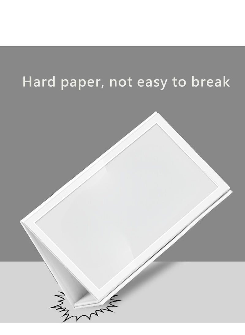 Eckek  2 Pack Desk Name Plate Holder, Special Paper Sign Holder for Table Display, Foldable Nameplate - Image 4