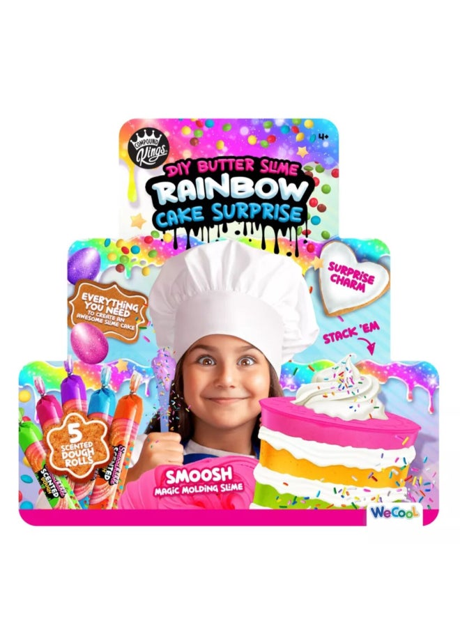 WeCool Rainbow Cake Surprise DIY Butter Slime Multicolor 30.48 x 7.62 x 30.48 cm WCK111790 - Image 5