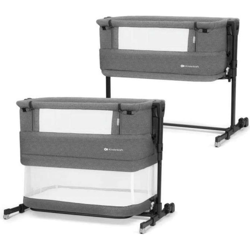 Kinderkraft - Neste Grow 3-In-1 Co-Sleeper Cot - Dark Grey - Image 4