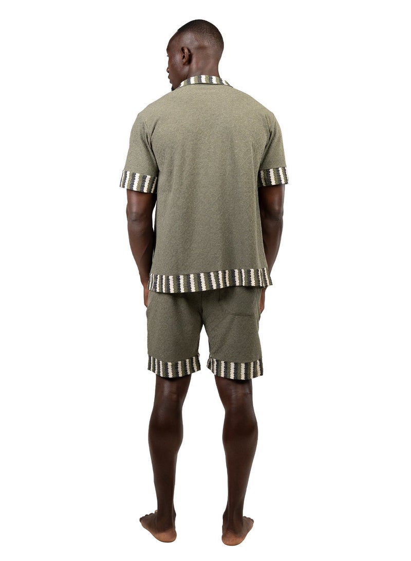 تنجيم سكواد طقم شاطئ زيتوني - Image 2