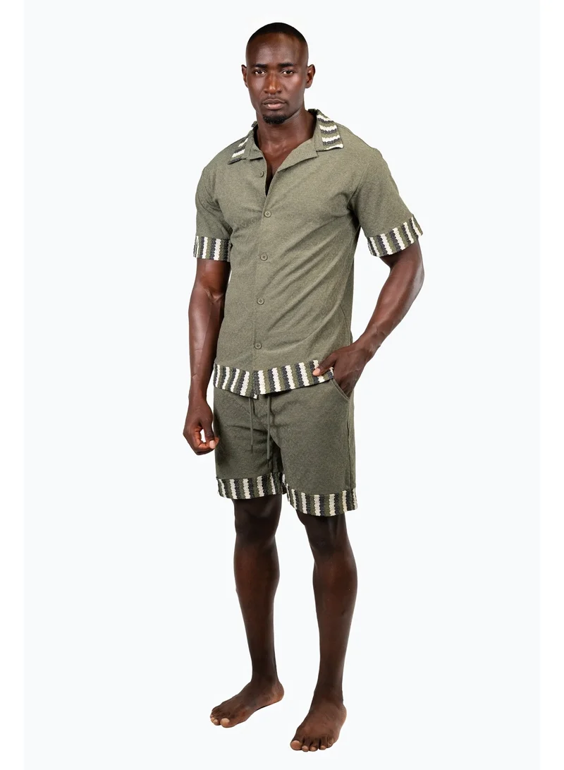 Tanjim Squad SHORELINE CO-ORD SET - OLIVE