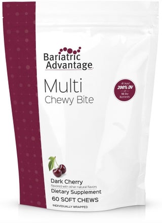 Multi Chewy Bite - Soft Chew Multivitamin for Bariatric Surgery Patients - Chewable Multivitamin with Folic Acid, Vitamin D3 & More - Dark Cherry Flavor - 60 Count - pzsku/Z146E5DCE6D311FC2135CZ/45/_/1715641571/cc22dc22-0740-4445-b7ae-eca80f55ffe1