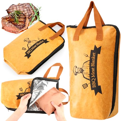 Bolycen BBQ Blanket for Resting Meat-Air Fryer/Dough/Kitchen/Smoker Accessories Party Picnic Camping-Insulated Bag for Brisket/Pork Shoulder/Turkey-Anniversary Birthday Gift for Men (23in) - Image 1