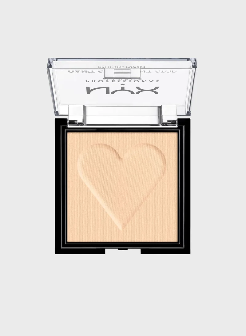 NYX PROFESSIONAL MAKEUP Can'T Stop Won'T Stop Mattifying Powder  Light