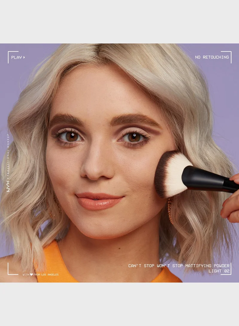NYX PROFESSIONAL MAKEUP Can'T Stop Won'T Stop Mattifying Powder  Light