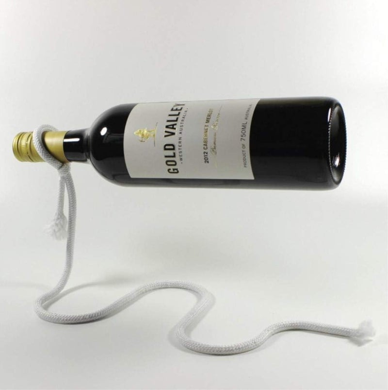 Fantasee Fantasee Magic Suspending Rope Wine Holder Floating Illusion Wine Rack Bottle Holder Novelty Gift for Kitchen Home Decoration Suspending Rope - Image 5
