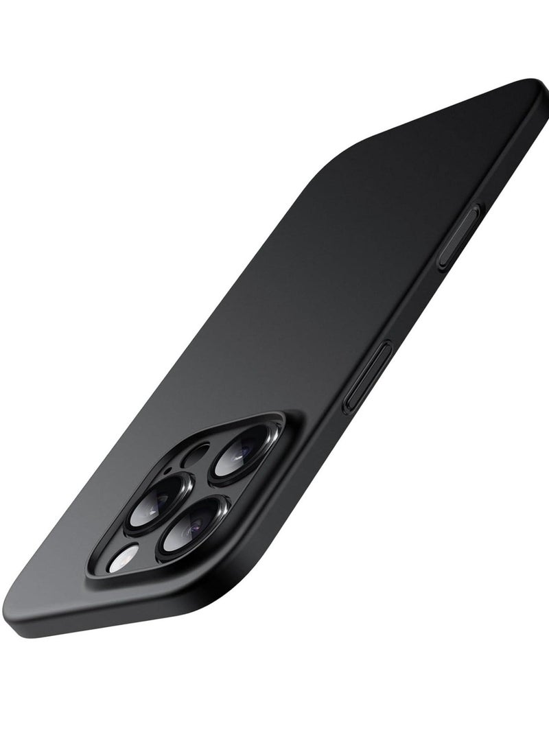 ELTRAZONE ELTRAZONE Ultra-Slim 0.35mm Case for iPhone 16 Pro Max (6.9 Inch) – Lightweight Matte Finish, Full Camera Lens Protection, Minimalist Hard Cover (Black) 