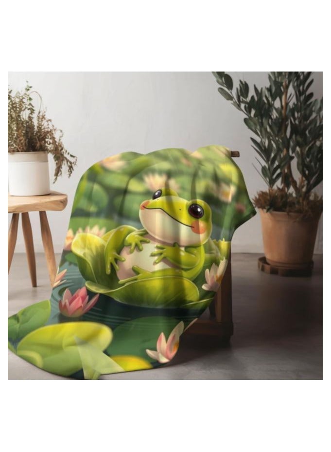 عام بطانية رقيقة من الفانيلا الكرتونية للأطفال أو الطلاب (دافئة ومريحة ومناسبة للنوم والألعاب) 100 سم * 150 سم - 692 - Image 5