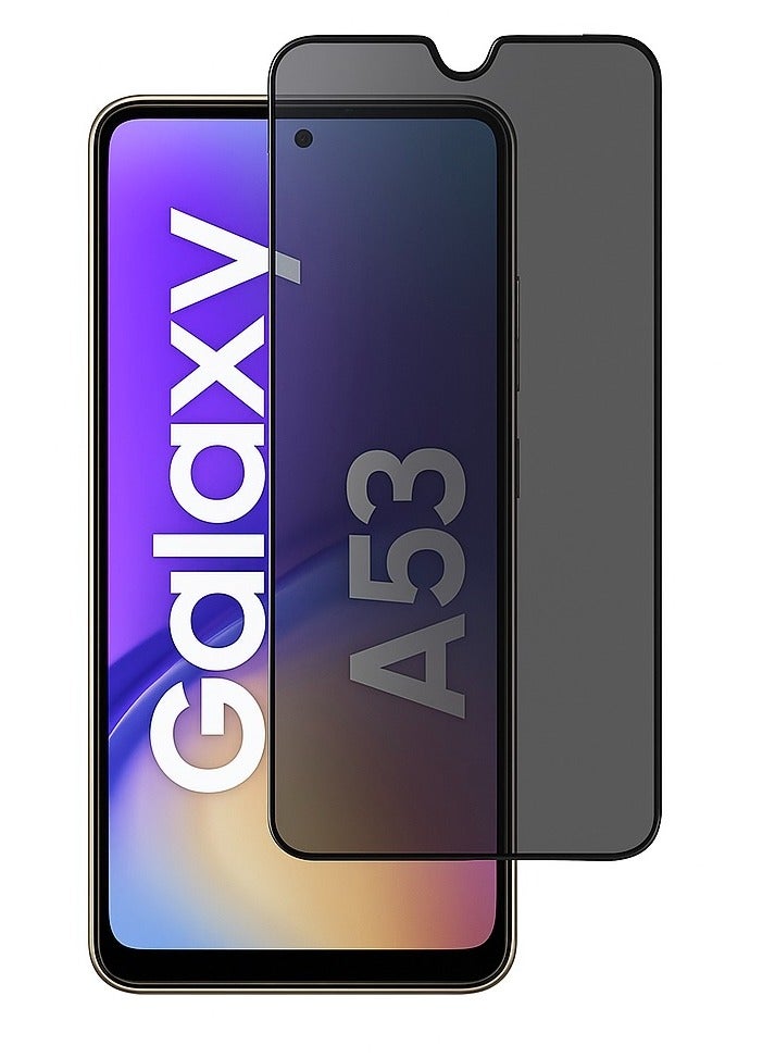 Original Privacy Screen Protector for Samsung Galaxy A52/A53 – Anti-Static Tempered Glass with ESD Privacy, 9H Hardness, Anti-Peep, Dust-Proof, Super Smooth Touch - Image 1