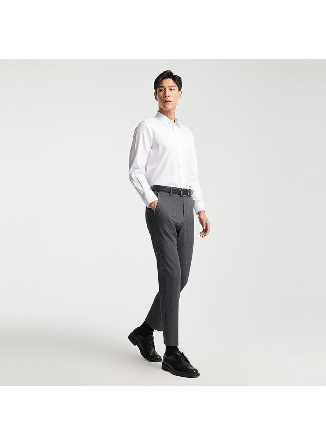 Youngor Men's Dp Wrinkle-free Long Sleeve Shirt Spring New Official Business Solid Casual Commuter Shirt 109890 - Image 1